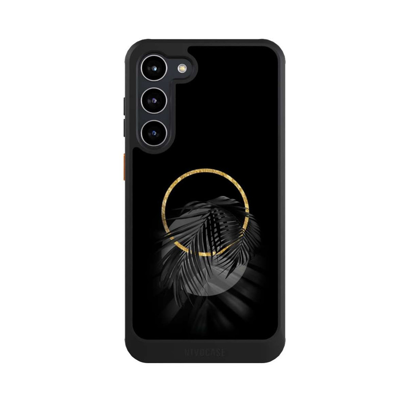 Galaxy S23 + NIVOcore Feuille tropicale noire