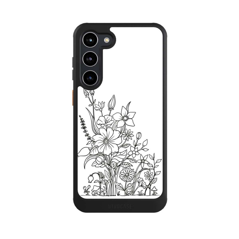 Galaxy S23 + NIVOcore Flowers Line Art