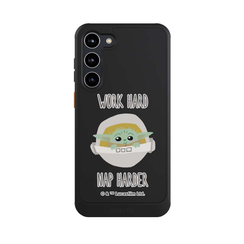 Galaxy S23 + NIVOcore The Child Work Hard Nap Harder Transparent