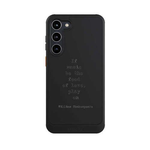 Samsung Galaxy S23+ NIVOcore Shakespeare Music Food Transparent