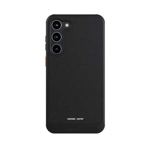 Samsung Galaxy S23+ NIVOcore Schwarzes Konoha-Muster Transparent