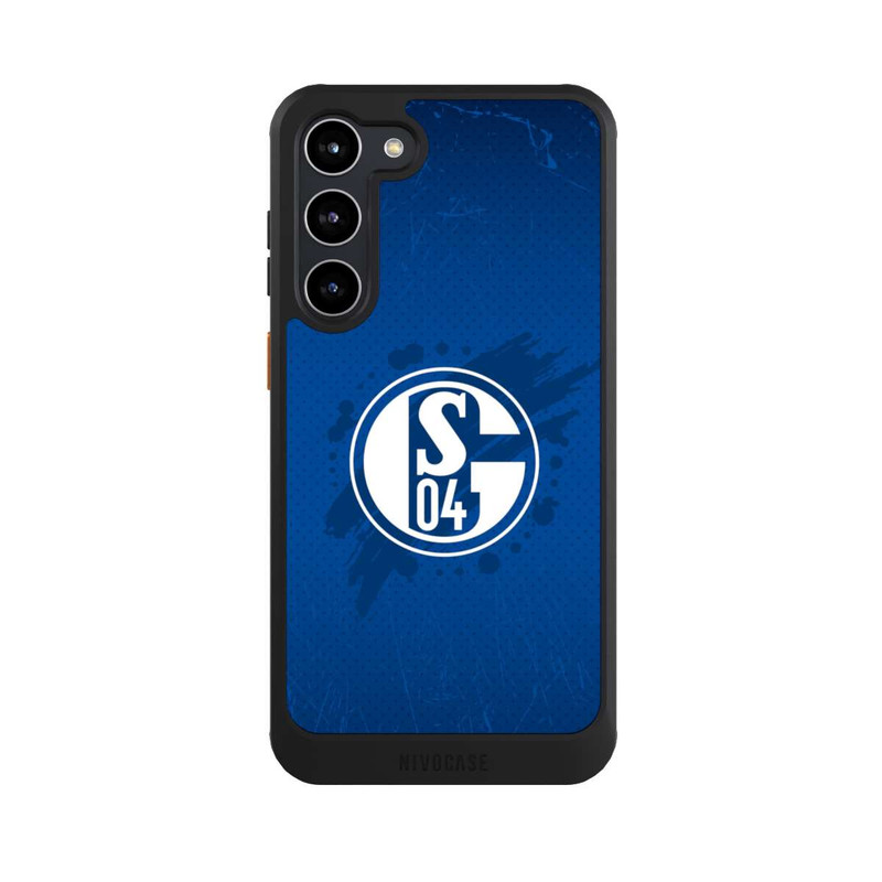 Galaxy S23 + NIVOcore Schalke 04 Farbe Fleck Blau