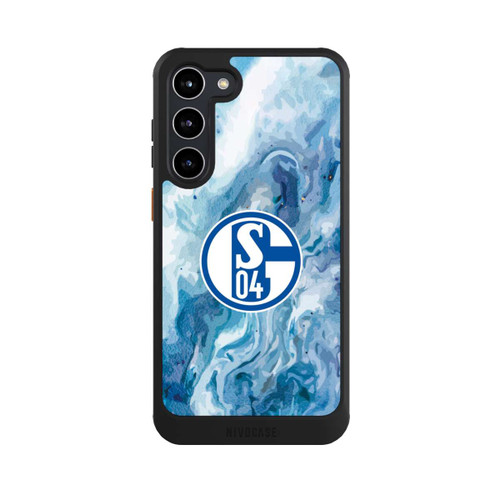 Samsung Galaxy S23+ NIVOcore Schalke 04 Flüssig Blau