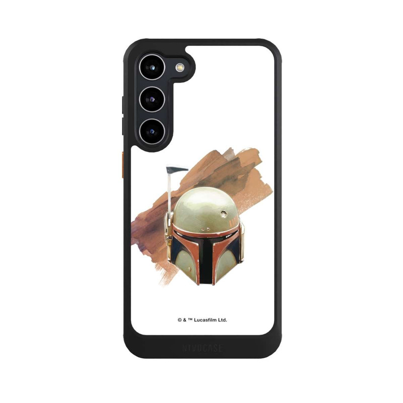 Galaxy S23 + NIVOcore Boba Fett Helm Weiß