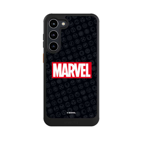 Samsung Galaxy S23+ NIVOcore Marvel Logo Black Red 