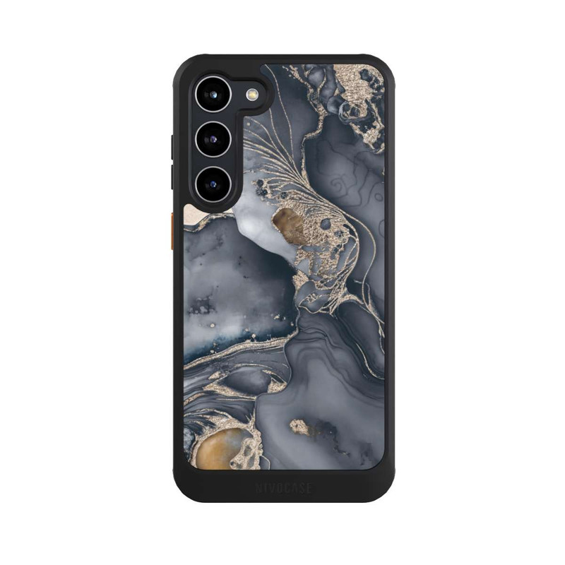 Galaxy S23 + NIVOcore Alcohol Ink Gold Grey