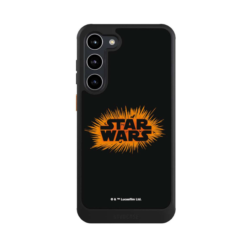 Galaxy S23 + NIVOcore Star Wars Logo Orange Halloween Explosion