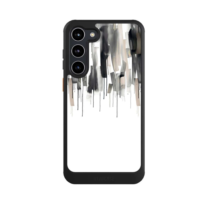 Galaxy S23 + NIVOcore Watery Stripes Japandi Black
