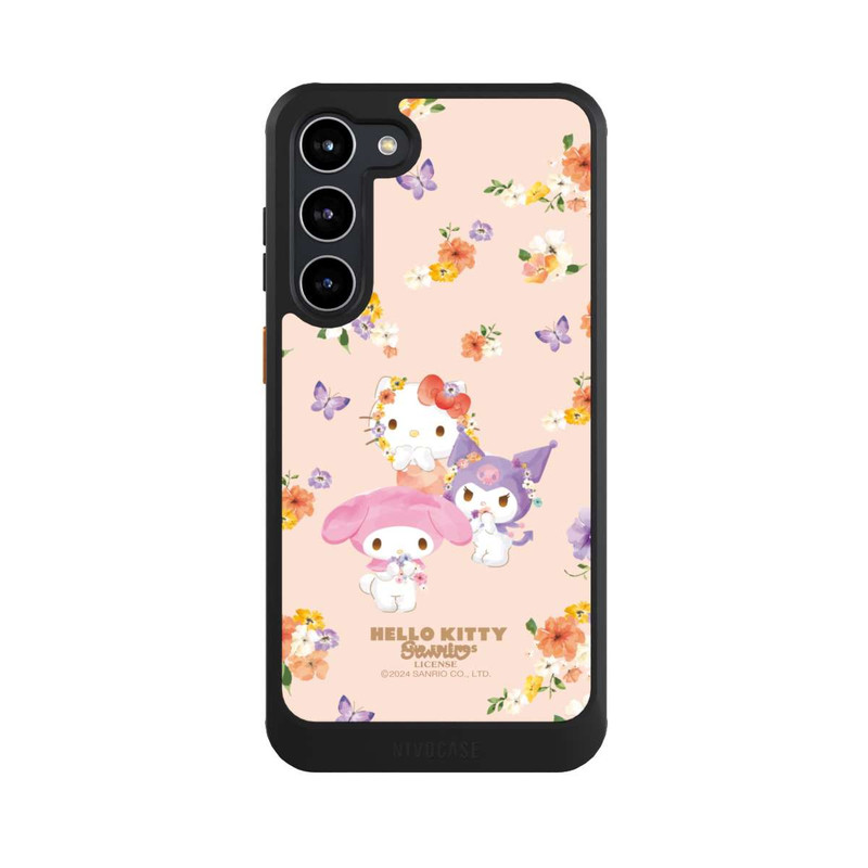 Galaxy S23 + NIVOcore Hello Kitty Frühlingsblumen