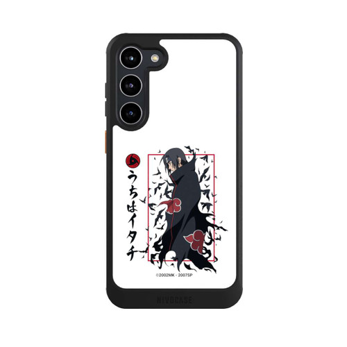 Samsung Galaxy S23+ NIVOcore Itachi Krähen Weiß