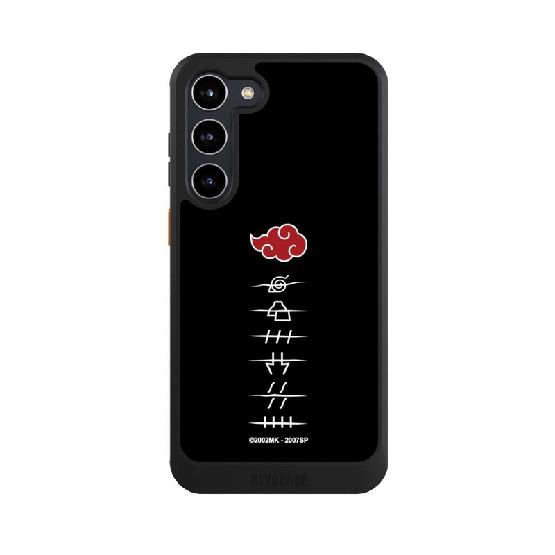 Galaxy S23 + NIVOcore Akatsuki Mitgliedssymbole Schwarz