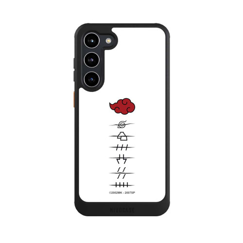 Samsung Galaxy S23+ NIVOcore Akatsuki Mitgliedersymbole Weiß