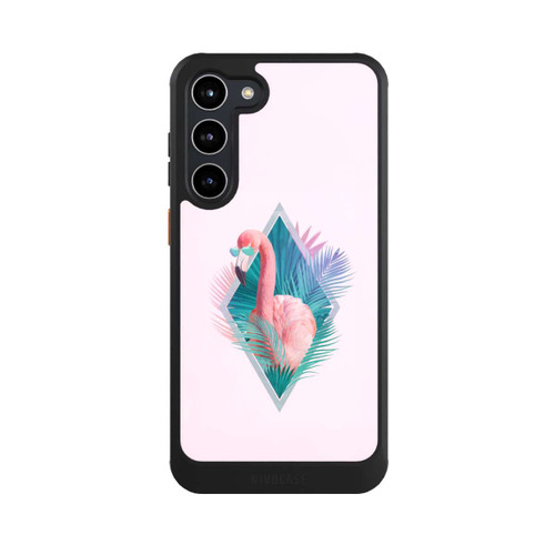 Samsung Galaxy S23+ NIVOcore Tropical Leaves Flamingo