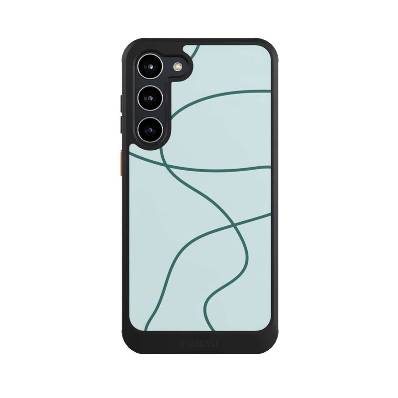 Galaxy S23 + NIVOcore Blaue Dünne Linien
