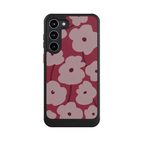 Samsung Galaxy S23+ NIVOcore Minimalistic Flowers Bordeaux