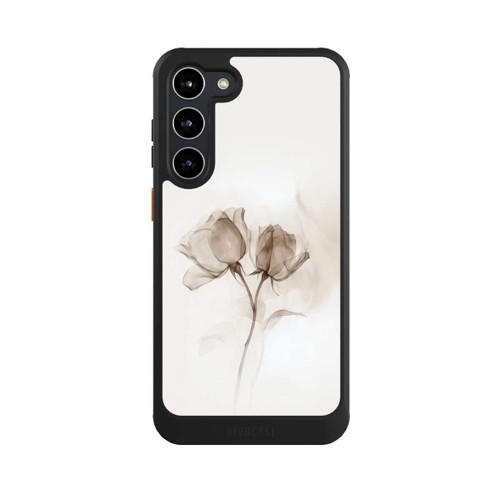 Samsung Galaxy S23+ NIVOcore Braune Rose Blume Nebel