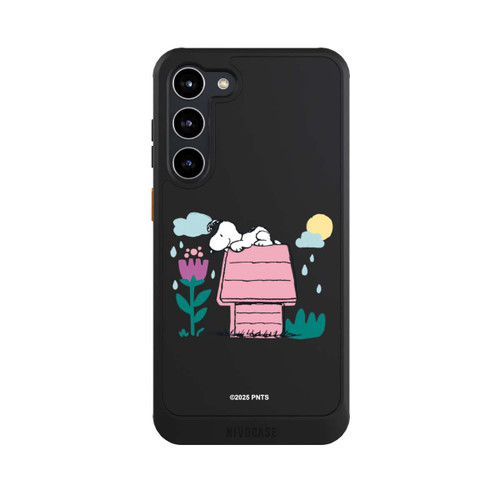 Samsung Galaxy S23+ NIVOcore Snoopy Hundehütte Frühling transparent