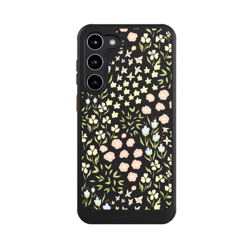 Samsung Galaxy S23+ NIVOcore Blumenmuster Pastell Transparent