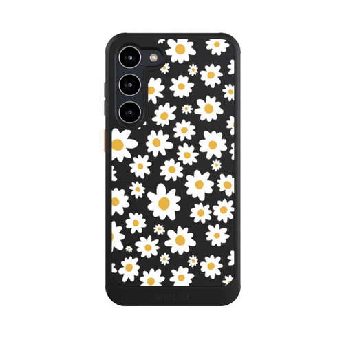 Samsung Galaxy S23+ NIVOcore Daisy Flower Seamless Pattern Transparent