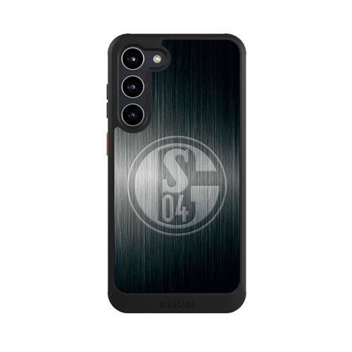 Samsung Galaxy S23+ NIVOcore Schalke 04 Metall Look