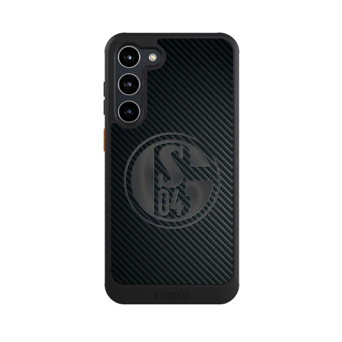 Samsung Galaxy S23+ NIVOcore Schalke 04 Carbon Look