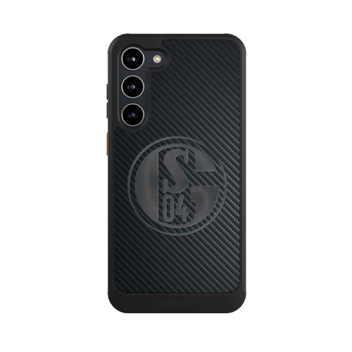 Samsung Galaxy S23+ NIVOcore Schalke 04 Carbon Look