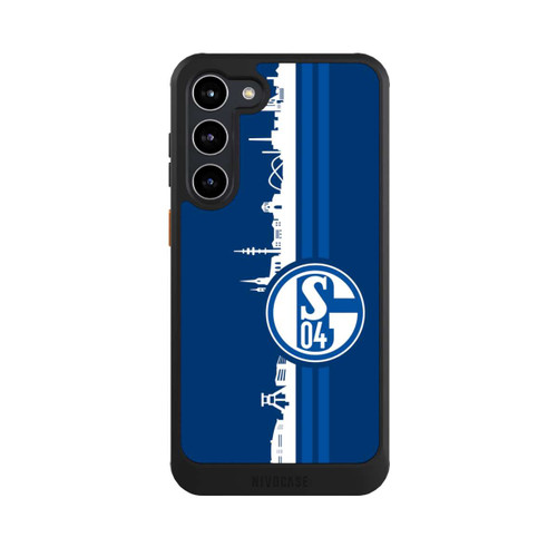 Samsung Galaxy S23+ NIVOcore Schalke 04 Skyline Blau