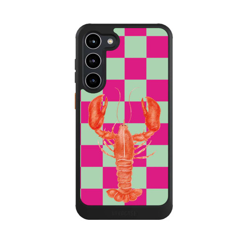 Samsung Galaxy S23+ NIVOcore Pink Checkers Lobster