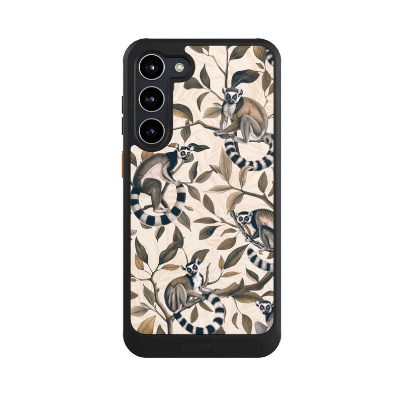 Galaxy S23 + NIVOcore Lush Tropical Lemur Paradise