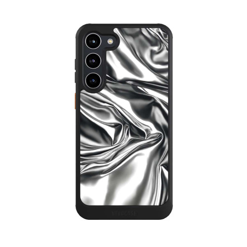 Samsung Galaxy S23+ NIVOcore Shiny Chrome Silver with AI