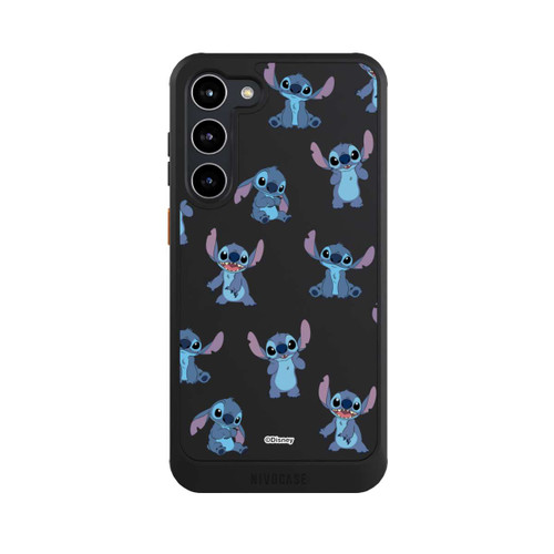 Samsung Galaxy S23+ NIVOcore Stitch Faces Pattern Transparent