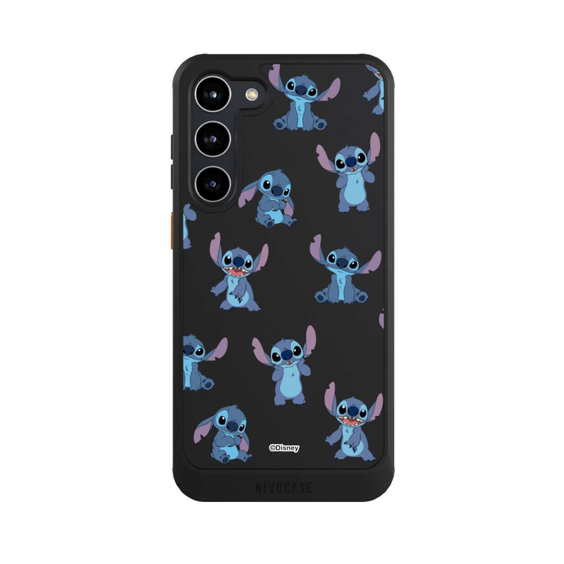 Galaxy S23 + NIVOcore Stitch Faces Pattern Transparent
