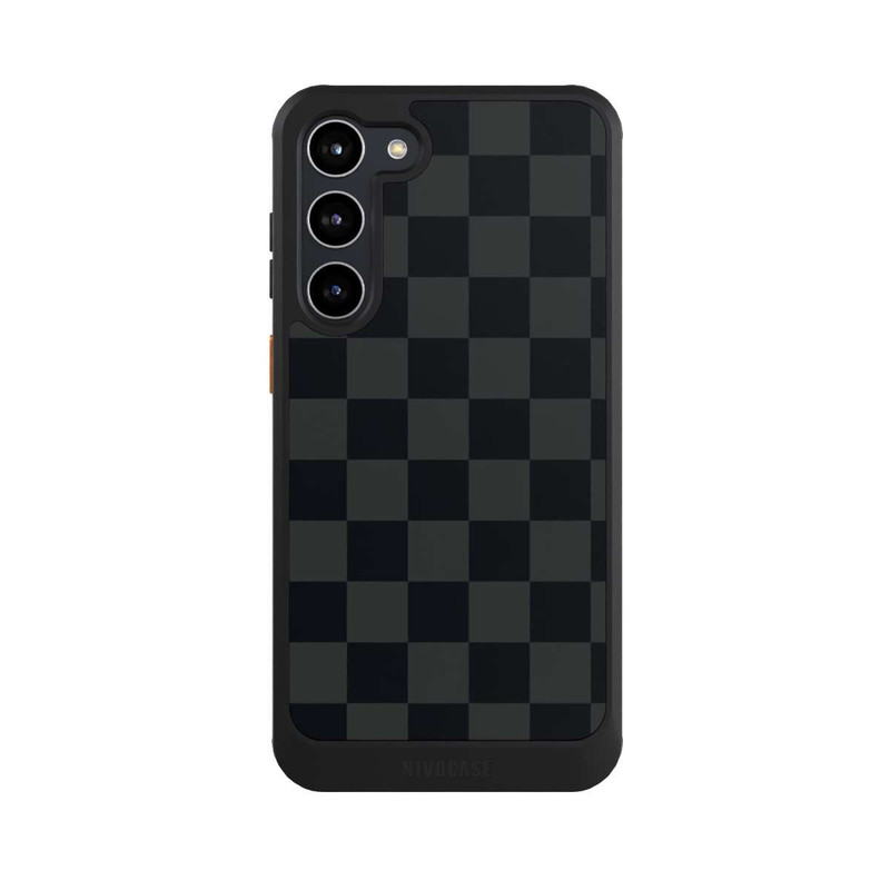 Galaxy S23 + NIVOcore Schachbrett Schwarz
