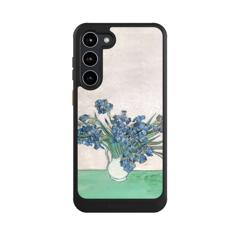 Galaxy S23 + NIVOcore Irises, by Vincent Van Gogh