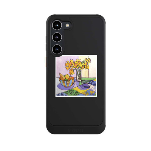 Samsung Galaxy S23+ NIVOcore Daffodil Patchwork, 2023, by Catherine J Martzloff