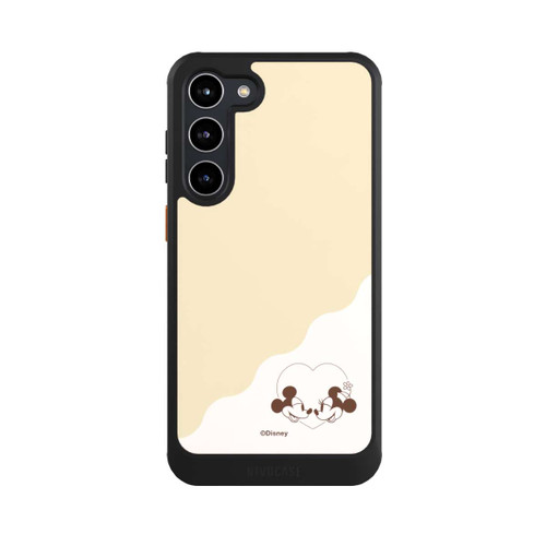 Samsung Galaxy S23+ NIVOcore Mickey and Minnie Love Heart Beige