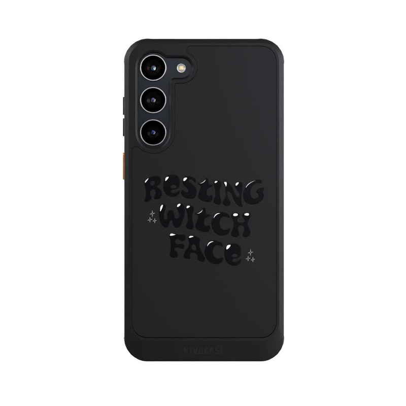 Galaxy S23 + NIVOcore Resting Witch Face Transparent