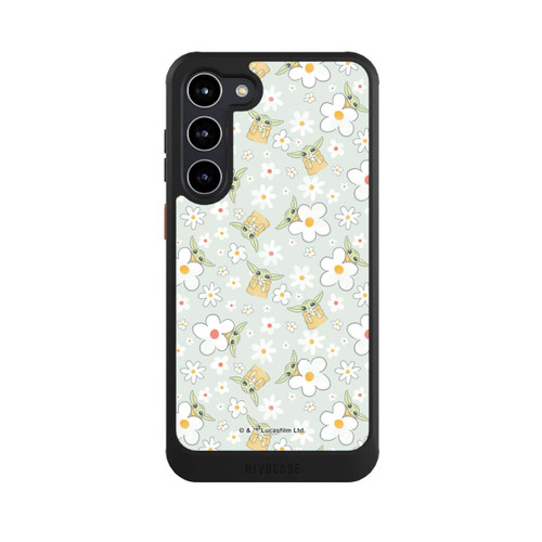 Samsung Galaxy S23+ NIVOcore Baby Yoda Flower Pattern