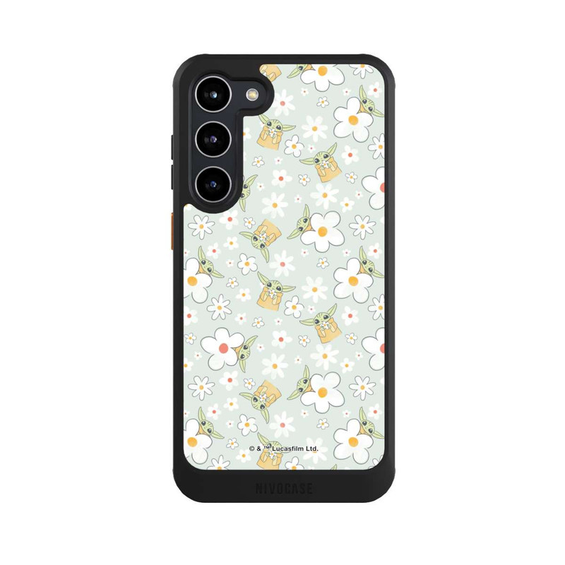 Galaxy S23 + NIVOcore Baby Yoda Flower Pattern
