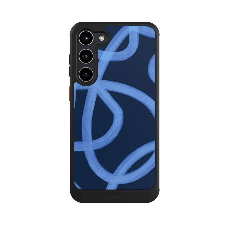 Galaxy S23 + NIVOcore Laced Up Tones of Blue