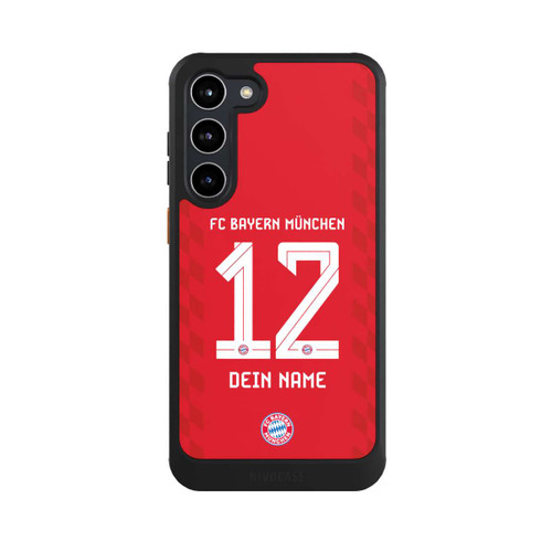 Samsung Galaxy S23+ NIVOcore FC Bayern München Trikot Personalisierbar 25-26