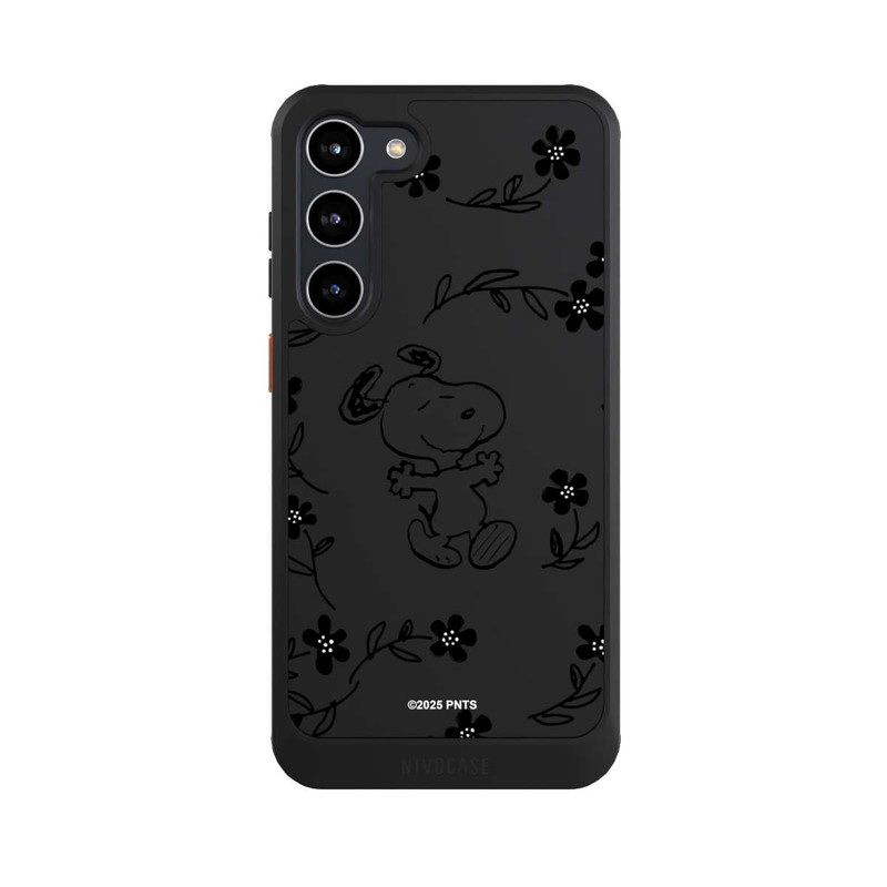 Galaxy S23 + NIVOcore Snoopy und Flowers Transparent