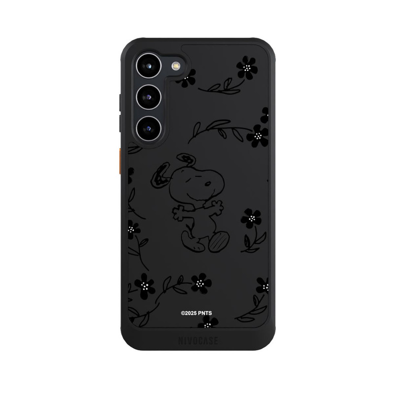 Galaxy S23 + NIVOcore Snoopy und Flowers Transparent