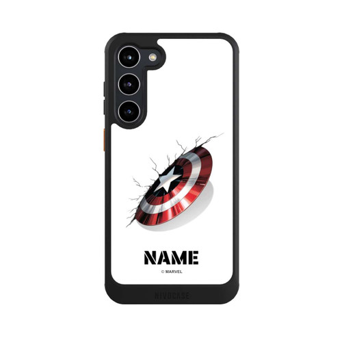 Samsung Galaxy S23+ NIVOcore Captain America Shield Personalisierbar