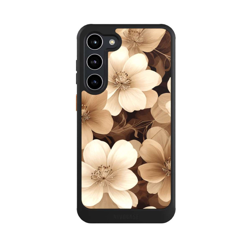 Galaxy S23 + NIVOcore Naturfarbene Negativblumen mit KI