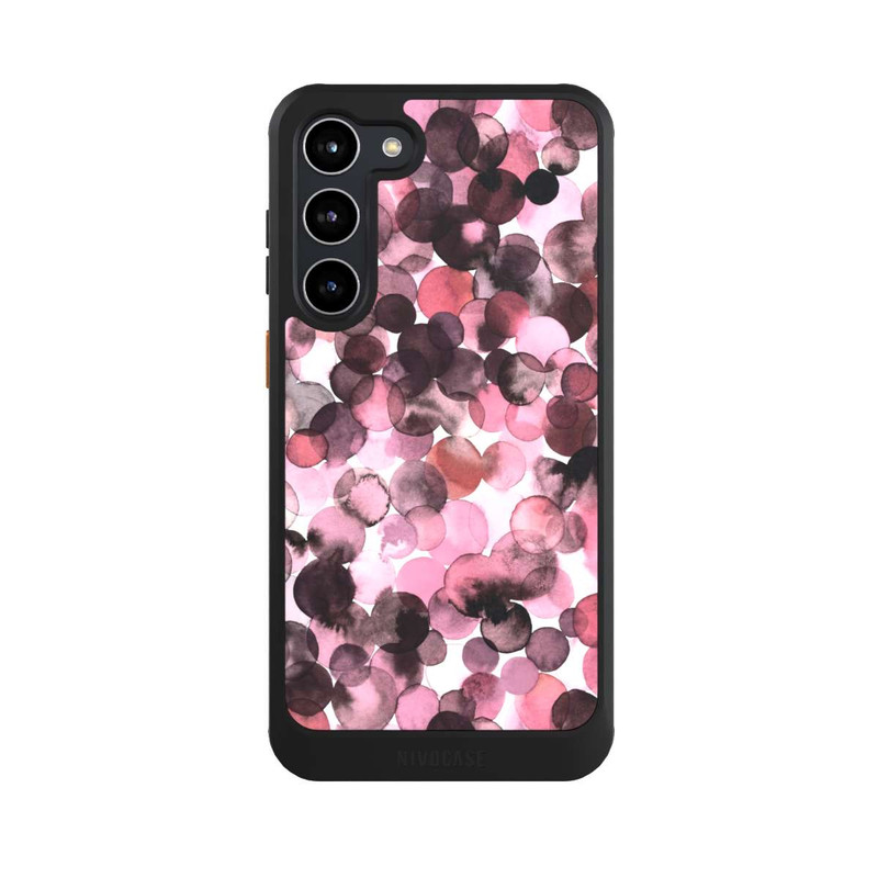 Galaxy S23 + NIVOcore Blätterzauber Pink