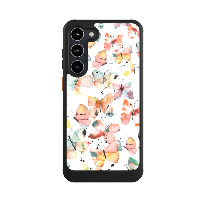 Galaxy S23 + NIVOcore Sanfte Schmetterlinge Muster