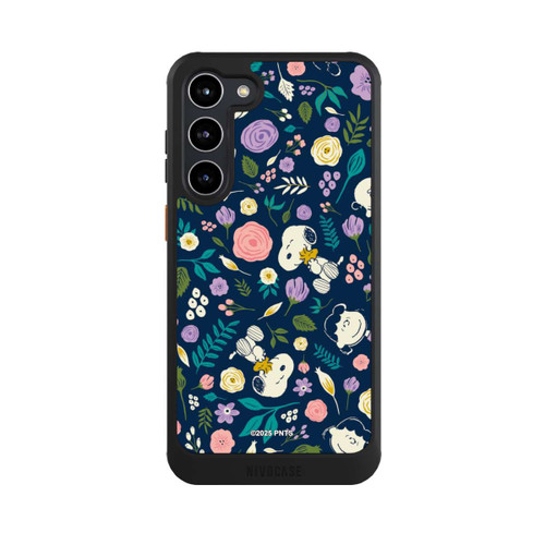 Samsung Galaxy S23+ NIVOcore Peanuts Dark Flower Pattern