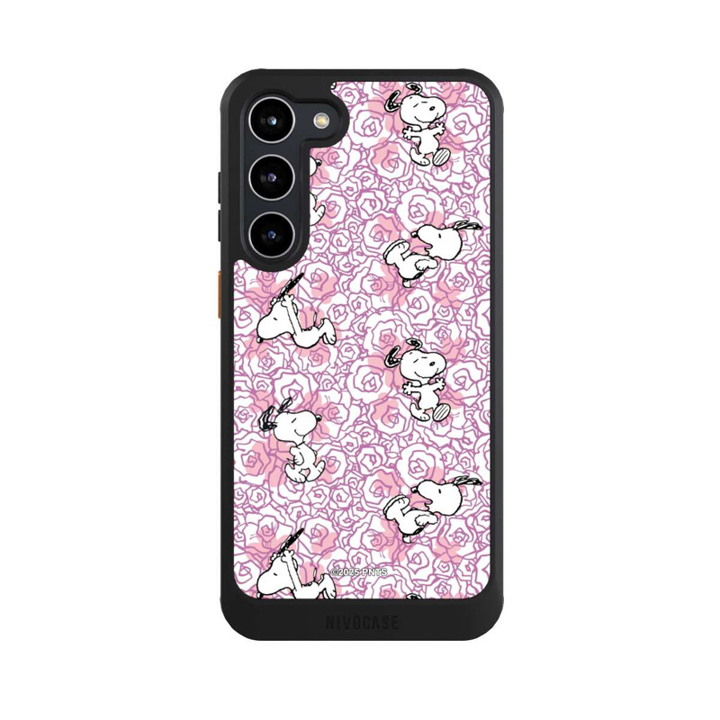 Galaxy S23 + NIVOcore Peanuts Pink Roses Pattern