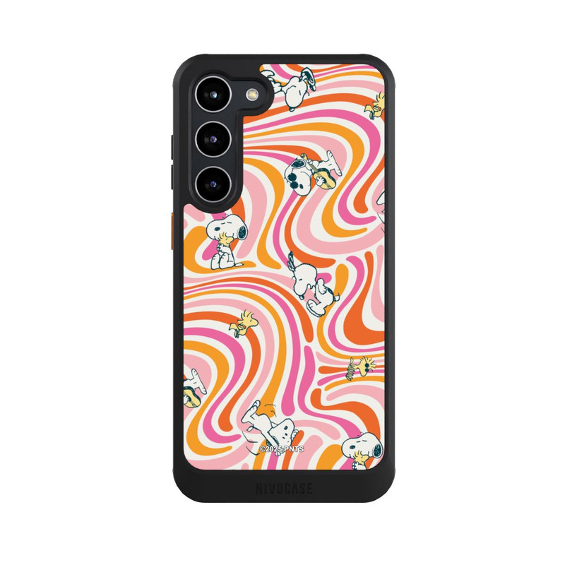 Galaxy S23 + NIVOcore Peanuts Hippie Pattern Orange